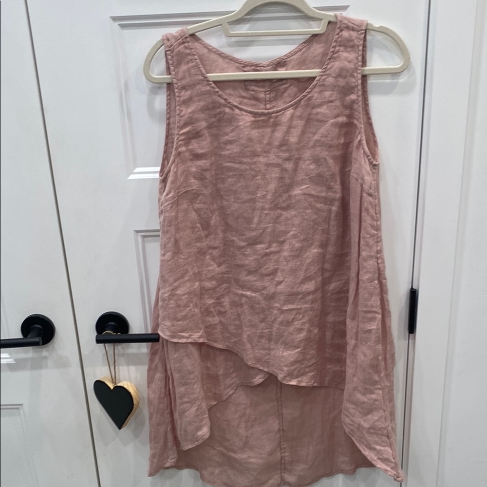 GRIZAS soft washed linen tunic